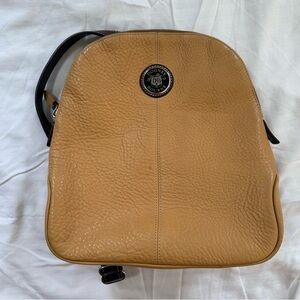 Dooney & Bourke Camel Leather Backpack